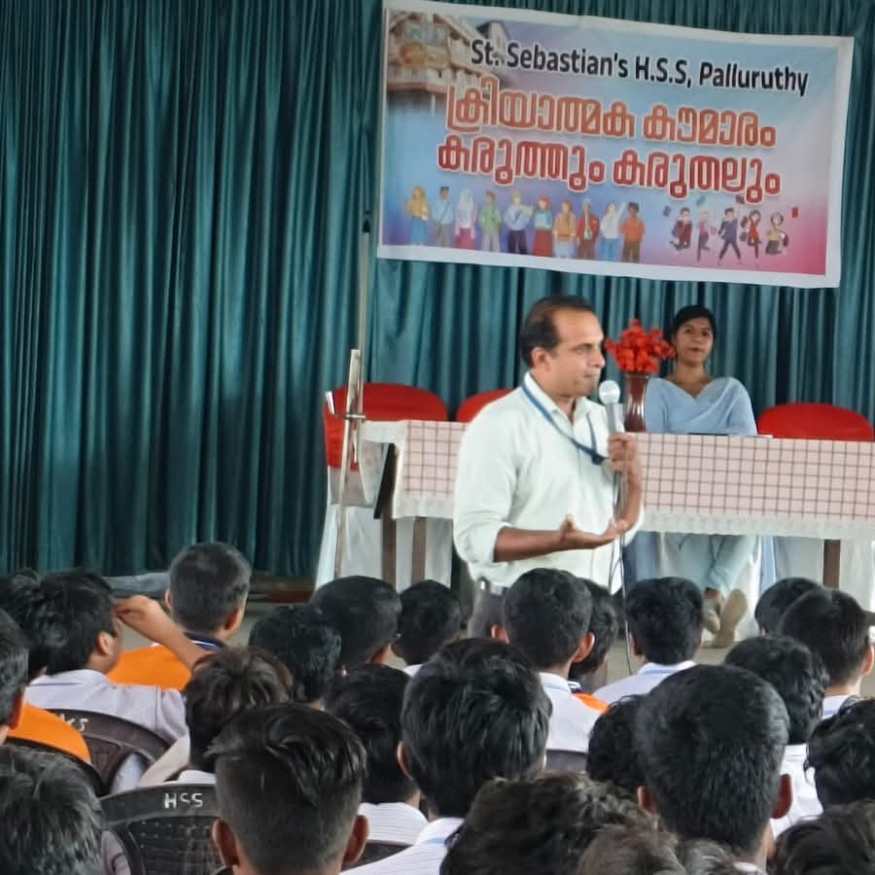 Calming therapy scene